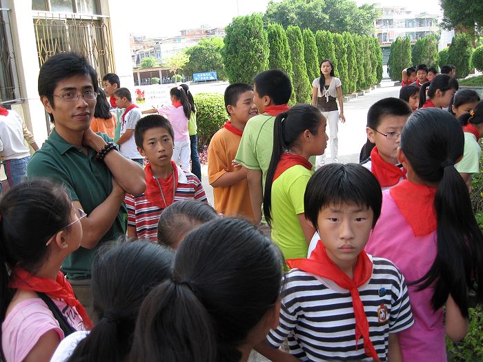 10月19日长乐潭头中心小学爱鸟宣传活动