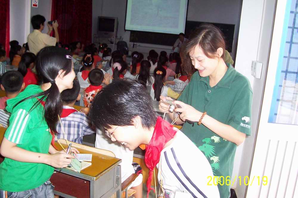 10月19日长乐潭头中心小学爱鸟公益教育活动